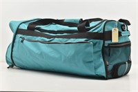 Rolling Collapsible Travel Duffel Bag Teal