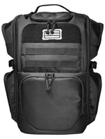 Evolution Outdoor Black 1680d Tactical Backpack