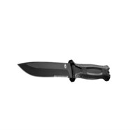 Gerber Gear Black Serrated Blade Strongarm Knife