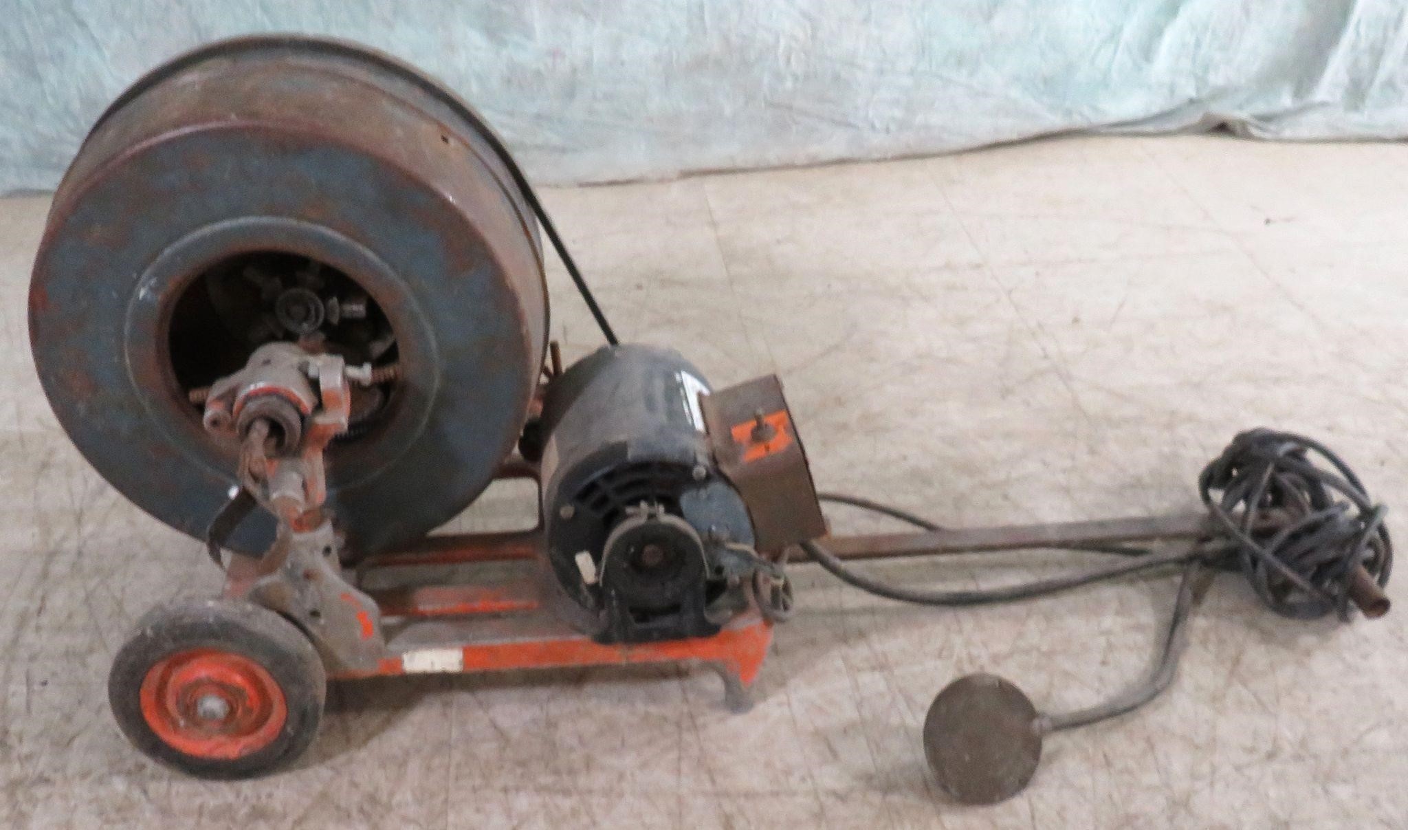 COMMERCIAL DRAIN AUGER CLEANER