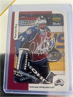 Patrick Roy autographed card mint from pack