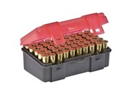 Plano Black/red Ammunition Field Case - 50 Rounds