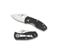 Spyderco Black/silver Ambitious Folding Knife