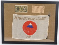 WWII JAPANESE NATIONAL FLAG GROUP WW2