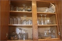 Contents of kitchen cabinets
