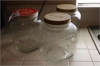 Vintage candy jars