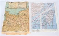 WWII US ARMY AIR CORPS SURVIVAL FLIGHT MAPS WW2