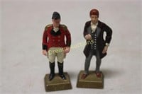 Gov Simcoe & Lord Sydenham Miniature 3"H Figurines