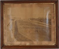 FRAMED CIVIL WAR LARGE ALBUMEN REGIMENT PHOTOGRAPH