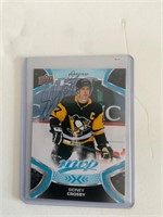 Sidney Crosby autographed card mint in top loader