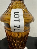 AMBER COMPOTE WITH LID
