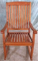 EXTRA LARGE WOODEN ROCKING CHAIR
