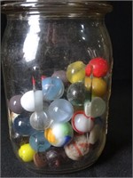Small Jar of Old Marbles