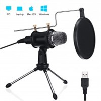 USB Computer Microphone, Enhanced Condenser