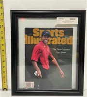 Tiger Woods Autographed Sports Illustrated Framed