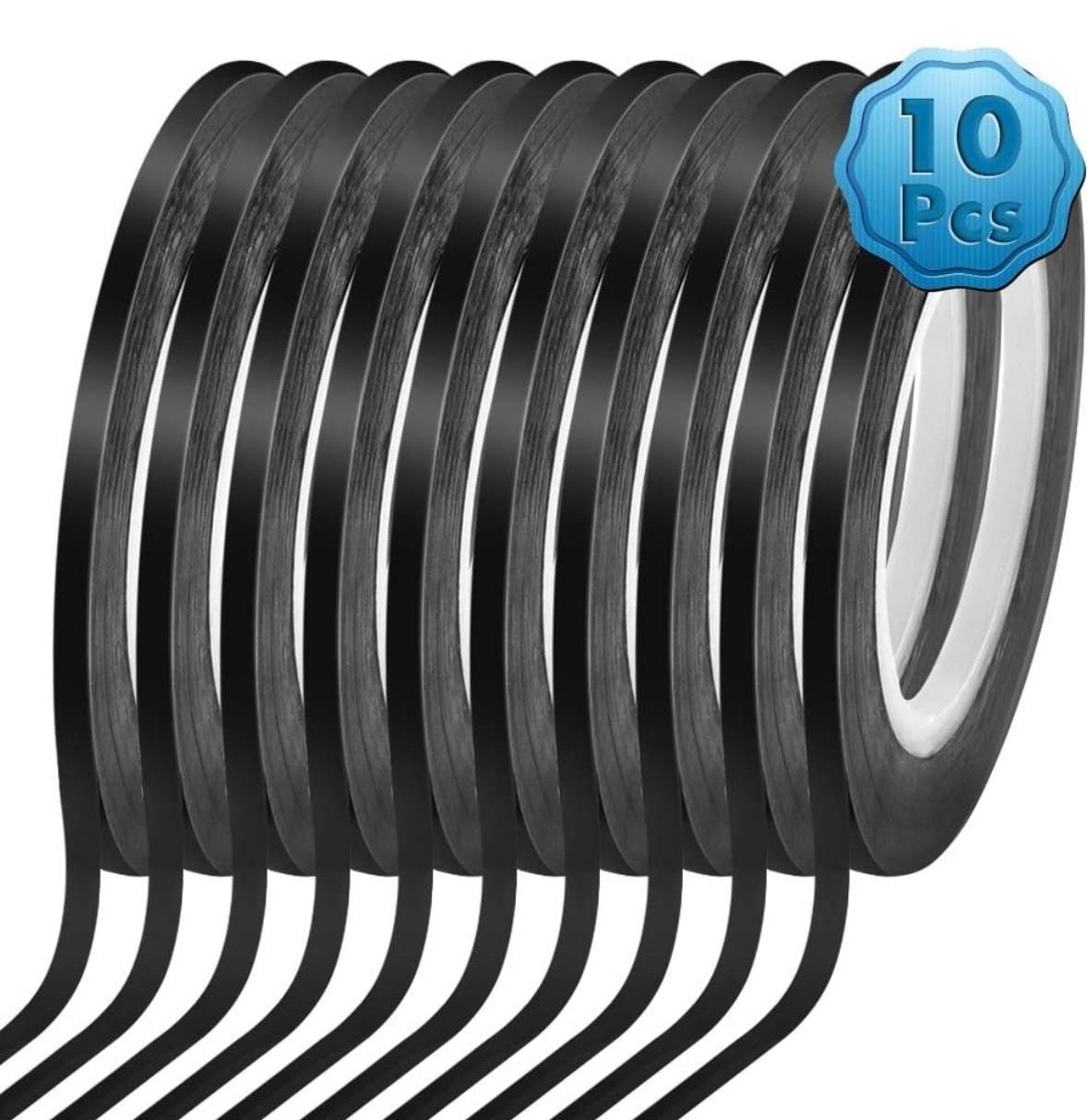 10 Rolls 1/8 Pinstripe Tape