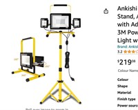 Ankishi 10000 Lumen Work Lights with Stand