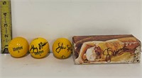 Jack Nicklaus Autographed Golf Balls - 3