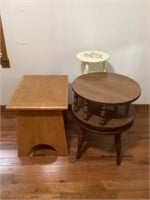Assorted wood tables