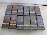 New 24 Boxes of 10 Zodiac Frangrance Candles