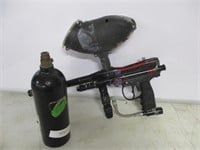 Spyder Souix Pro Paint Ball Gun 2/ 20oz tank