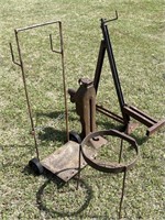 Simplex No. 22 Railroad Jack, Cart, Stand, and