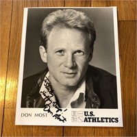 Autographed Don Most US Athletics Publicity Photo
