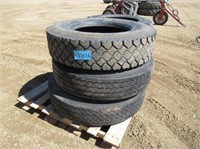 (3) 11R 22.5  Truck Tires #