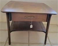 V - MCM STYLE SIDE TABLE W/ DRAWER