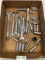 Lot of Craftsman Wrenches Ratchet Sockets