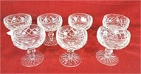 7 Waterford Crystal Champaign Glasses
