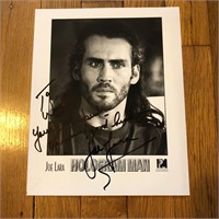 Autographed Joe Lara Hologram Man Publicity Photo