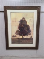 N. Wyatt Jr - Framed Tree Artwork 35"L x 44"H