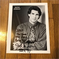 Autographed Justine Gorence Promo Publicity Photo