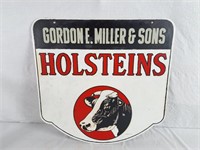 Gordon E. Miller & Sons Holsteins Vintage Sign