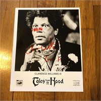 Autographed Clarence Williams II Publicity Photo