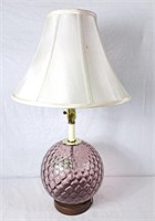 Luxurious violet orb lamp! Great piece. Works