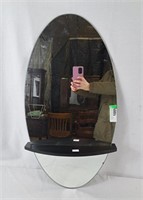 Mirror with shelf . 29" h x 15" w