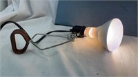 Clamp Lamp with Light Bulb