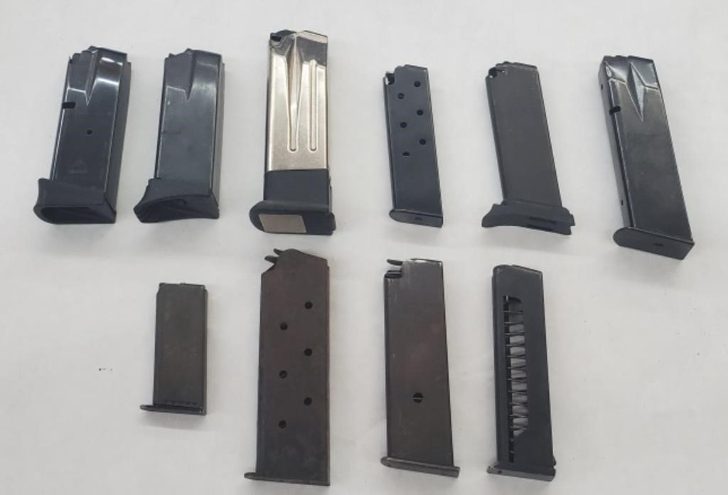 10 Various Gun Magazines