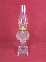 Pressed Glass Victorian Oil lamp