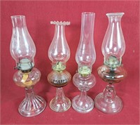 4 oil lamps