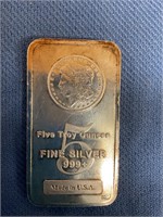 5 Troy ounces silver