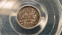 1902 (CCCS VF30) Canada Silver 5 Cents