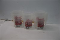 10 COORS Plastic Pitchers