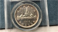1952 (CCCS MS63 FWL) Canada Silver $1