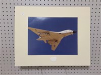Print of USAF Jet 20"L x 16"H