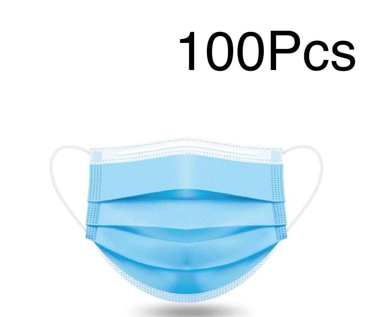100 Pcs Disposable Face Mask