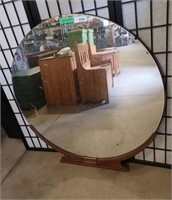 Vintage Circular Dresser Mirror