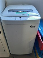 HAIER Portable Washer. Perfect for small spaces.